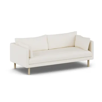 Sofá Linnevik - Jump Off White 1954-roble blanco aceitado, 3 plazas, sin faldón - 1898