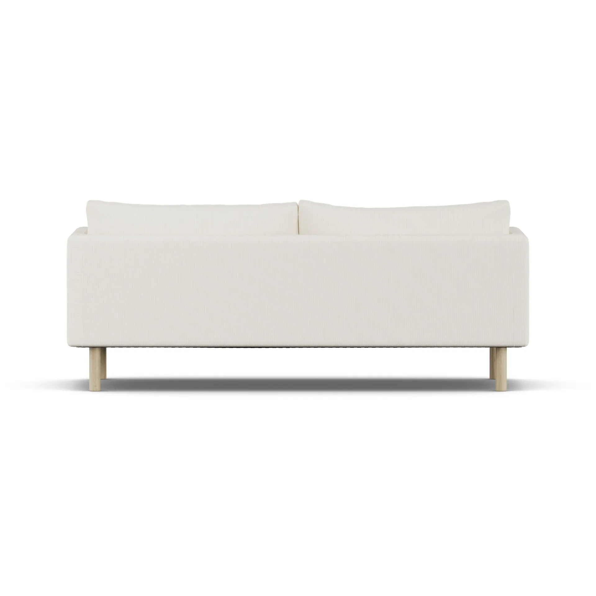 Sofá Linnevik, Jump Off White 1954-roble blanco aceitado, 3 plazas, sin faldón 1898