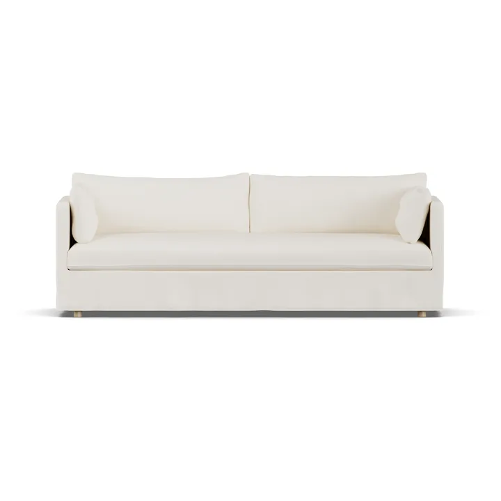 Sofá Linnevik - Jump off white 1954-roble blanco aceitado, 4 plazas, con faldón - 1898