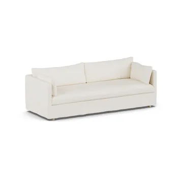 Sofá Linnevik - Jump off white 1954-roble blanco aceitado, 4 plazas, con faldón - 1898