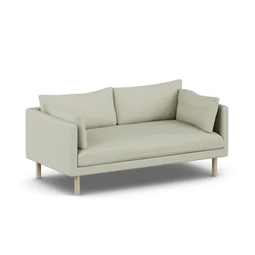 Sofá Linnevik - Luiza Beige 3981-roble blanco aceitado, 2 plazas, sin faldón - 1898