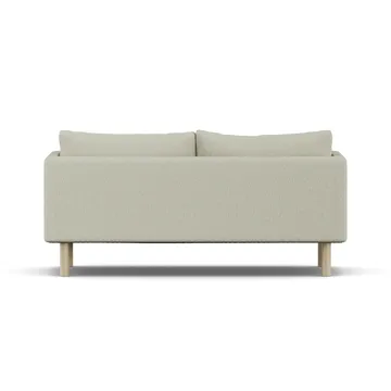 Sofá Linnevik - Luiza Beige 3981-roble blanco aceitado, 2 plazas, sin faldón - 1898