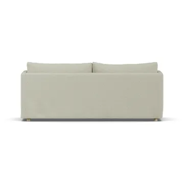 Sofá Linnevik - Luiza Beige 3981-roble blanco aceitado, 3 plazas, con faldón - 1898