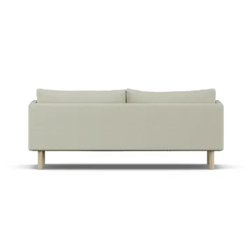 Sofá Linnevik - Luiza Beige 3981-roble blanco aceitado, 3 plazas, sin faldón - 1898