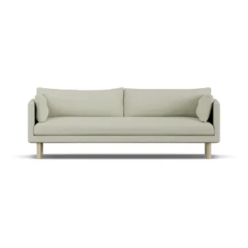 Sofá Linnevik - Luiza Beige 3981-roble blanco aceitado, 4 plazas, sin faldón - 1898