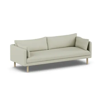 Sofá Linnevik - Luiza Beige 3981-roble blanco aceitado, 4 plazas, sin faldón - 1898