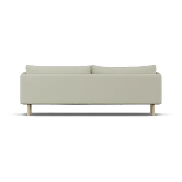 Sofá Linnevik - Luiza Beige 3981-roble blanco aceitado, 4 plazas, sin faldón - 1898