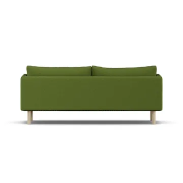 Sofá Linnevik - Luiza Green 3975-roble blanco aceitado, 3 plazas, sin faldón - 1898