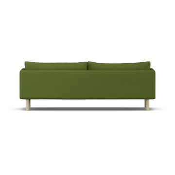 Sofá Linnevik - Luiza Green 3975-roble blanco aceitado, 4 plazas, sin faldón - 1898