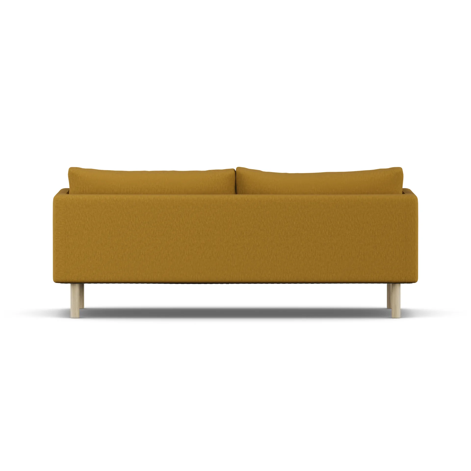 Sofá Linnevik, Luiza Mustard 3972-roble blanco aceitado, 3 plazas 1898