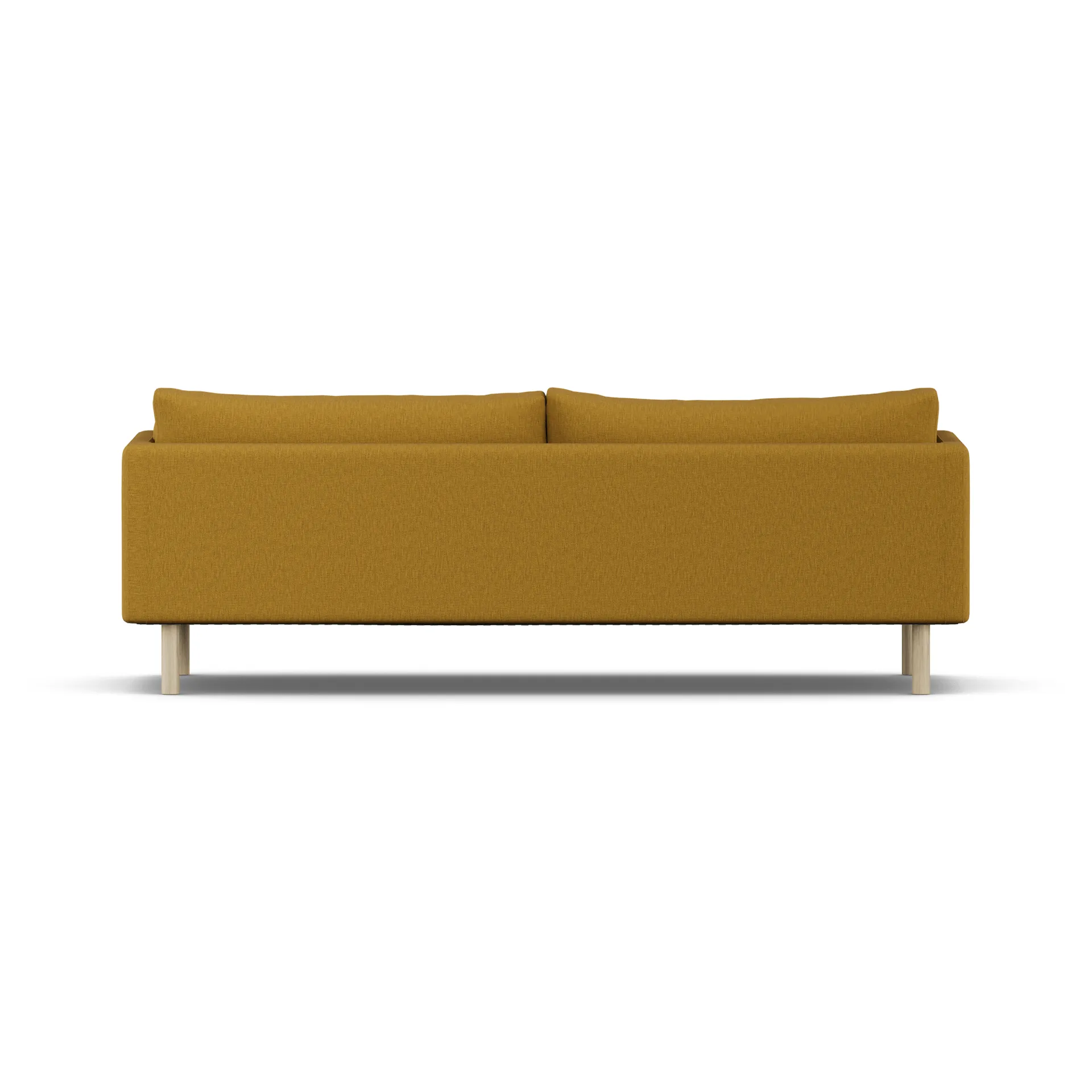 Sofá Linnevik, Luiza Mustard 3972-roble blanco aceitado, 4 plazas 1898