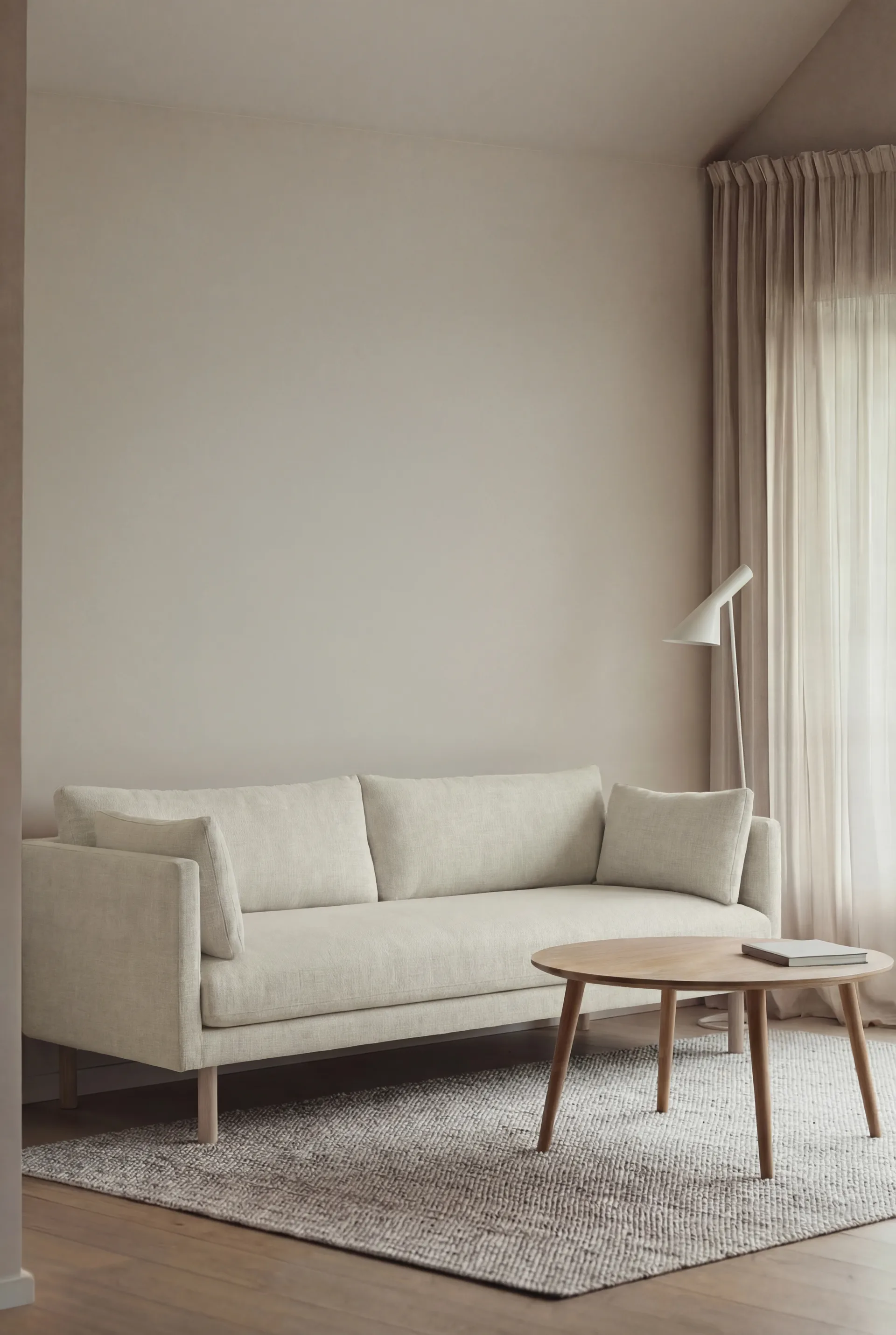 Sofá Linnevik, Oslo Nature 1540-roble blanco aceitado, 3 plazas 1898