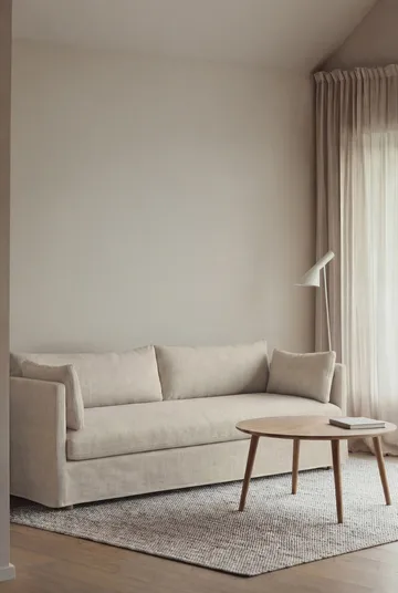 Sofá Linnevik - Oslo Nature 1540-roble blanco aceitado, 4 plazas, con faldón - 1898