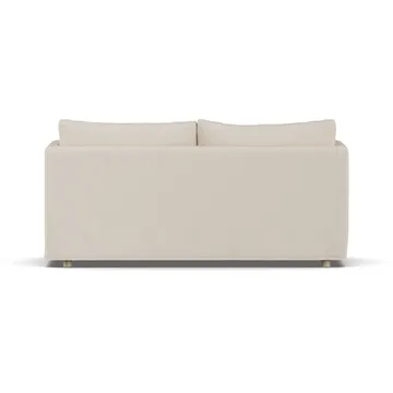 Sofá Linnevik - Same Beige 6670-roble blanco aceitado, 2 plazas, con faldón - 1898
