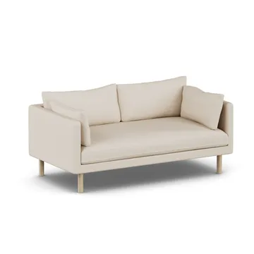 Sofá Linnevik - Same Beige 6670-roble blanco aceitado, 2 plazas, sin faldón - 1898