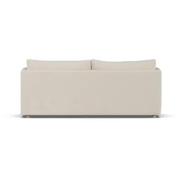 Sofá Linnevik - Same Beige 6670-roble blanco aceitado, 3 plazas, con faldón - 1898