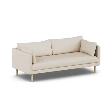 Sofá Linnevik - Same Beige 6670-roble blanco aceitado, 3 plazas, sin faldón - 1898