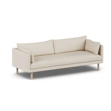 Sofá Linnevik - Same Beige 6670-roble blanco aceitado, 4 plazas, sin faldón - 1898