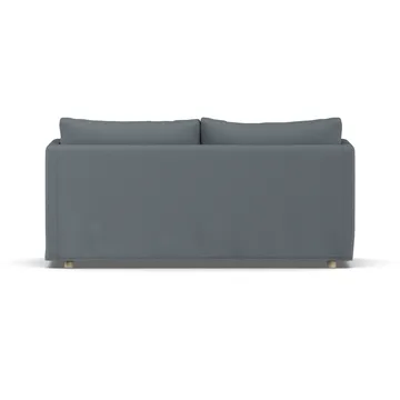 Sofá Linnevik - Same Blue 6678-roble blanco aceitado, 2 plazas, con faldón - 1898