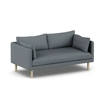 Sofá Linnevik - Same Blue 6678-roble blanco aceitado, 2 plazas, sin faldón - 1898