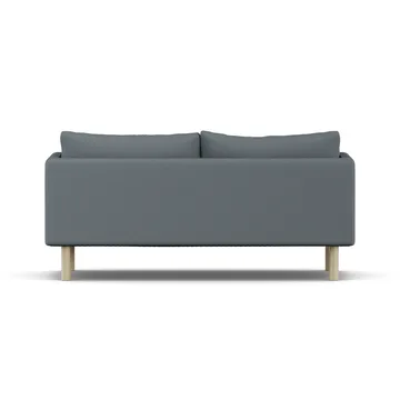 Sofá Linnevik - Same Blue 6678-roble blanco aceitado, 2 plazas, sin faldón - 1898