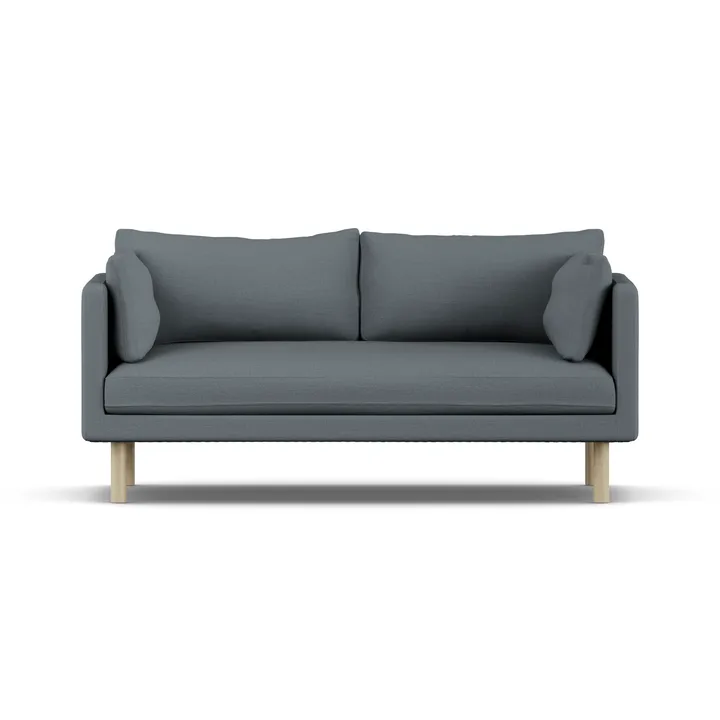 Sofá Linnevik - Same Blue 6678-roble blanco aceitado, 2 plazas - 1898
