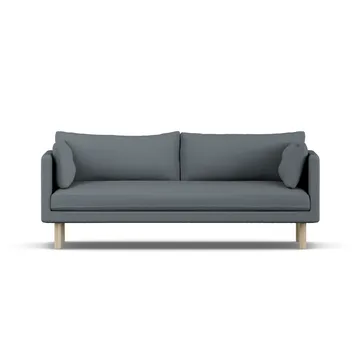 Sofá Linnevik - Same Blue 6678-roble blanco aceitado, 3 plazas, sin faldón - 1898
