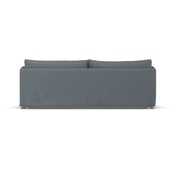 Sofá Linnevik - Same Blue 6678-roble blanco aceitado, 4 plazas, con faldón - 1898
