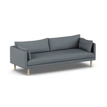 Sofá Linnevik - Same Blue 6678-roble blanco aceitado, 4 plazas, sin faldón - 1898