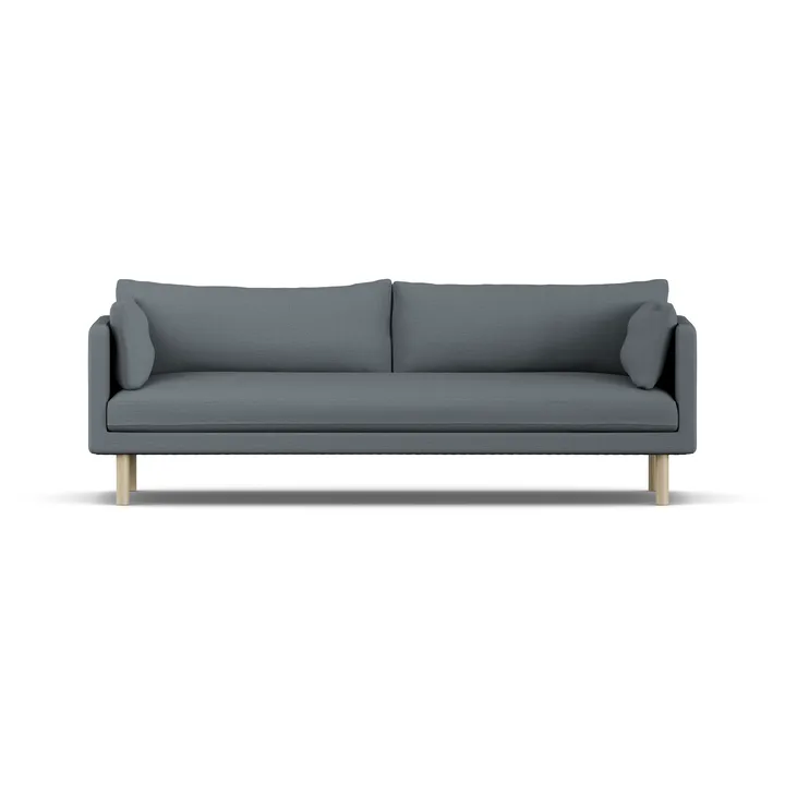 Sofá Linnevik - Same Blue 6678-roble blanco aceitado, 4 plazas - 1898