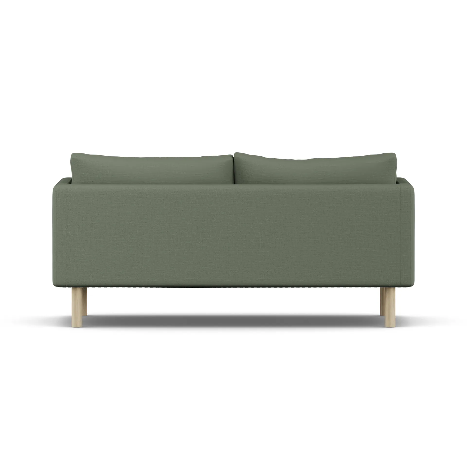 Sofá Linnevik, Same Forest 6677-roble blanco aceitado, 2 plazas, sin faldón 1898