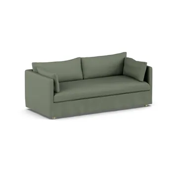 Sofá Linnevik - Same Forest 6677-roble blanco aceitado, 3 plazas, con faldón - 1898