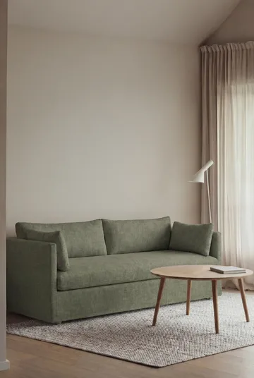 Sofá Linnevik - Same Forest 6677-roble blanco aceitado, 3 plazas, con faldón - 1898