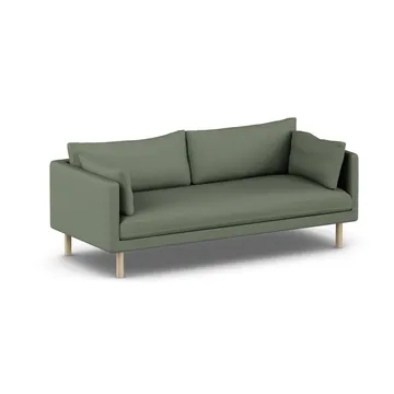 Sofá Linnevik - Same Forest 6677-roble blanco aceitado, 3 plazas, sin faldón - 1898