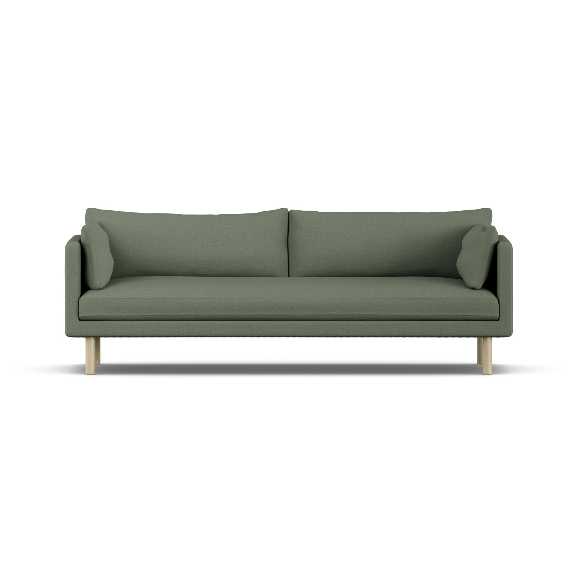 Sofá Linnevik, Same Forest 6677-roble blanco aceitado, 4 plazas, sin faldón 1898