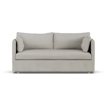 Sofá Linnevik - Same Grey 6673-roble blanco aceitado, 2 plazas, con faldón - 1898
