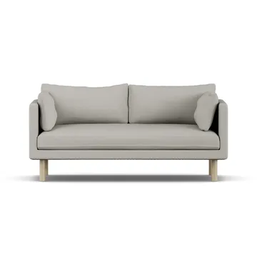 Sofá Linnevik - Same Grey 6673-roble blanco aceitado, 2 plazas, sin faldón - 1898
