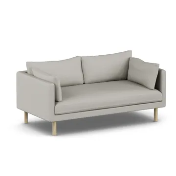 Sofá Linnevik - Same Grey 6673-roble blanco aceitado, 2 plazas, sin faldón - 1898
