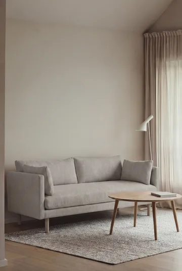 Sofá Linnevik - Same Grey 6673-roble blanco aceitado, 2 plazas, sin faldón - 1898