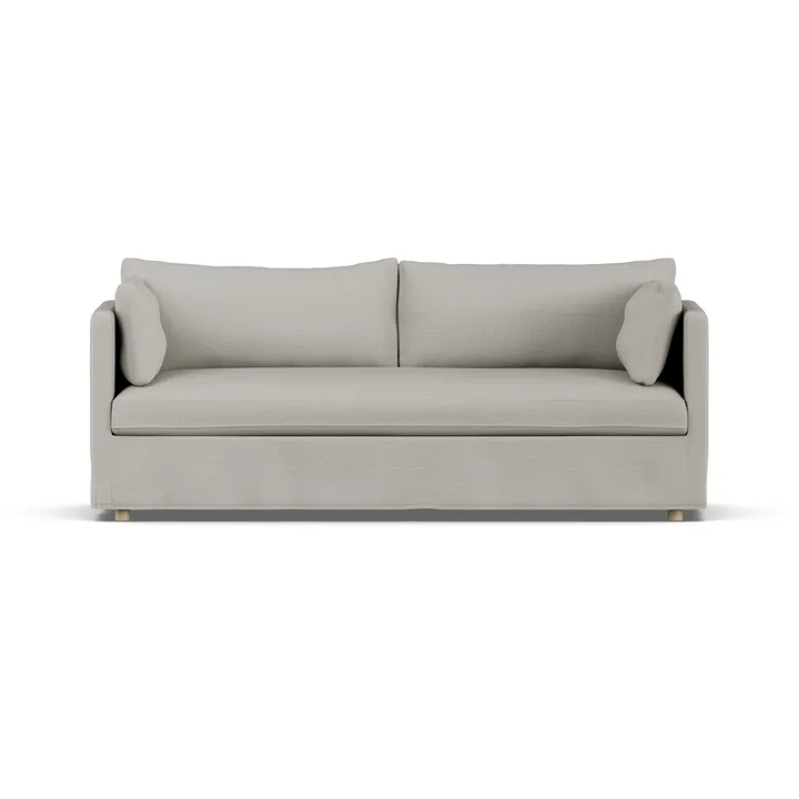 Sofá Linnevik - Same Grey 6673-roble blanco aceitado, 3 plazas, con faldón - 1898