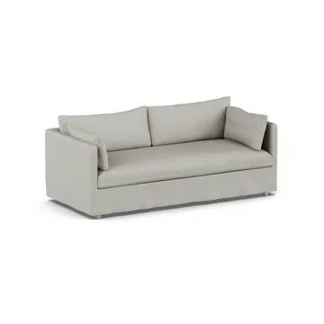 Sofá Linnevik - Same Grey 6673-roble blanco aceitado, 3 plazas, con faldón - 1898