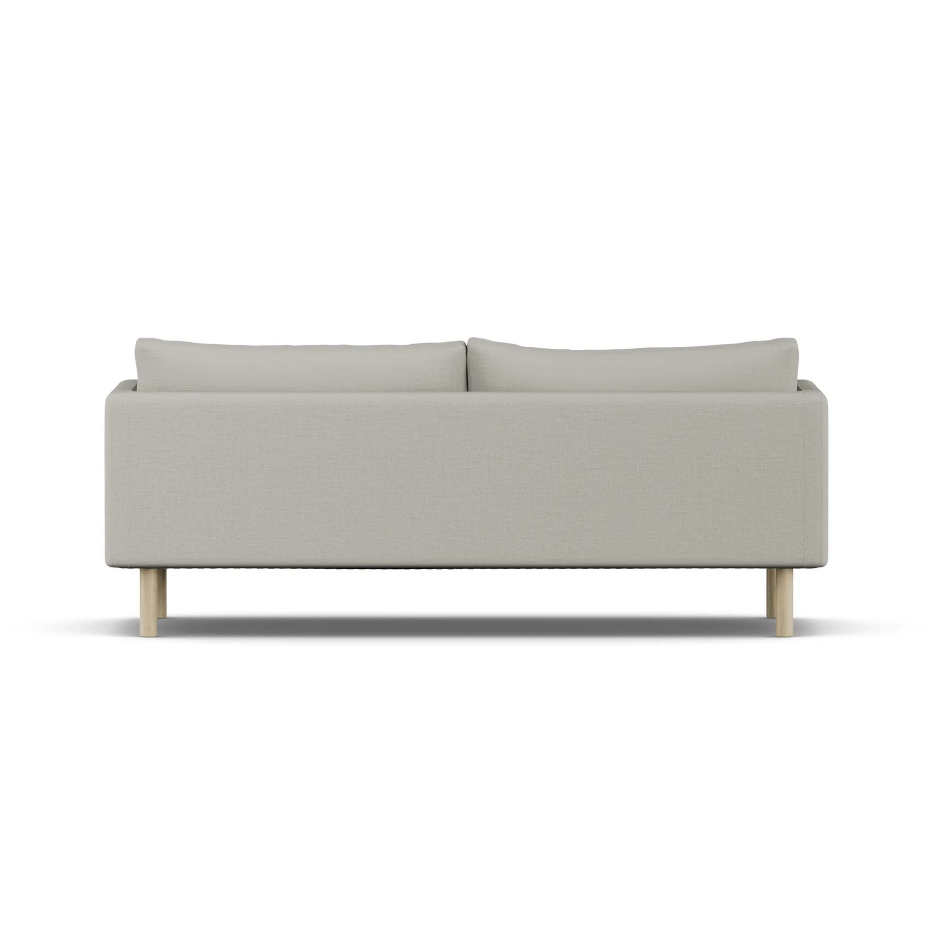 Sofá Linnevik, Same Grey 6673-roble blanco aceitado, 3 plazas, sin faldón 1898