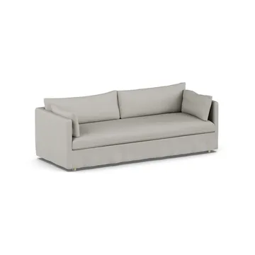 Sofá Linnevik - Same Grey 6673-roble blanco aceitado, 4 plazas, con faldón - 1898