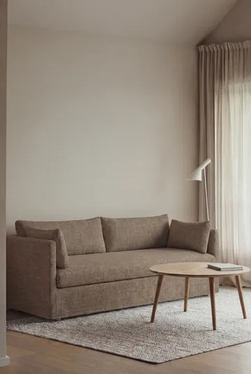 Sofá Linnevik - Same Mole 6674-roble blanco aceitado, 3 plazas, con faldón - 1898