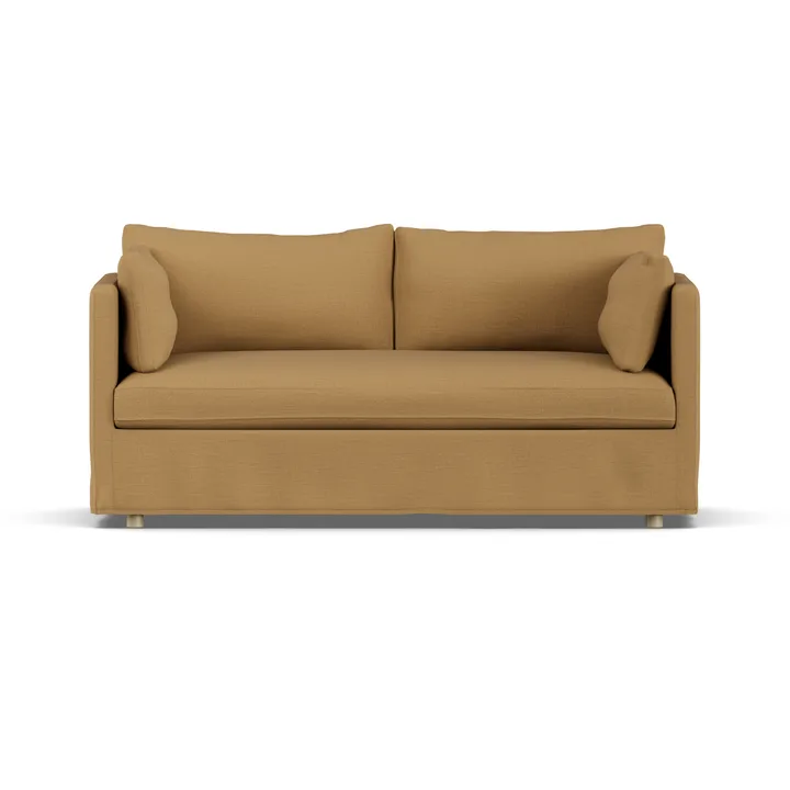 Sofá Linnevik - Same Ochre 6676-roble blanco aceitado, 2 plazas, con faldón - 1898