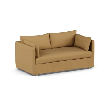 Sofá Linnevik - Same Ochre 6676-roble blanco aceitado, 2 plazas, con faldón - 1898