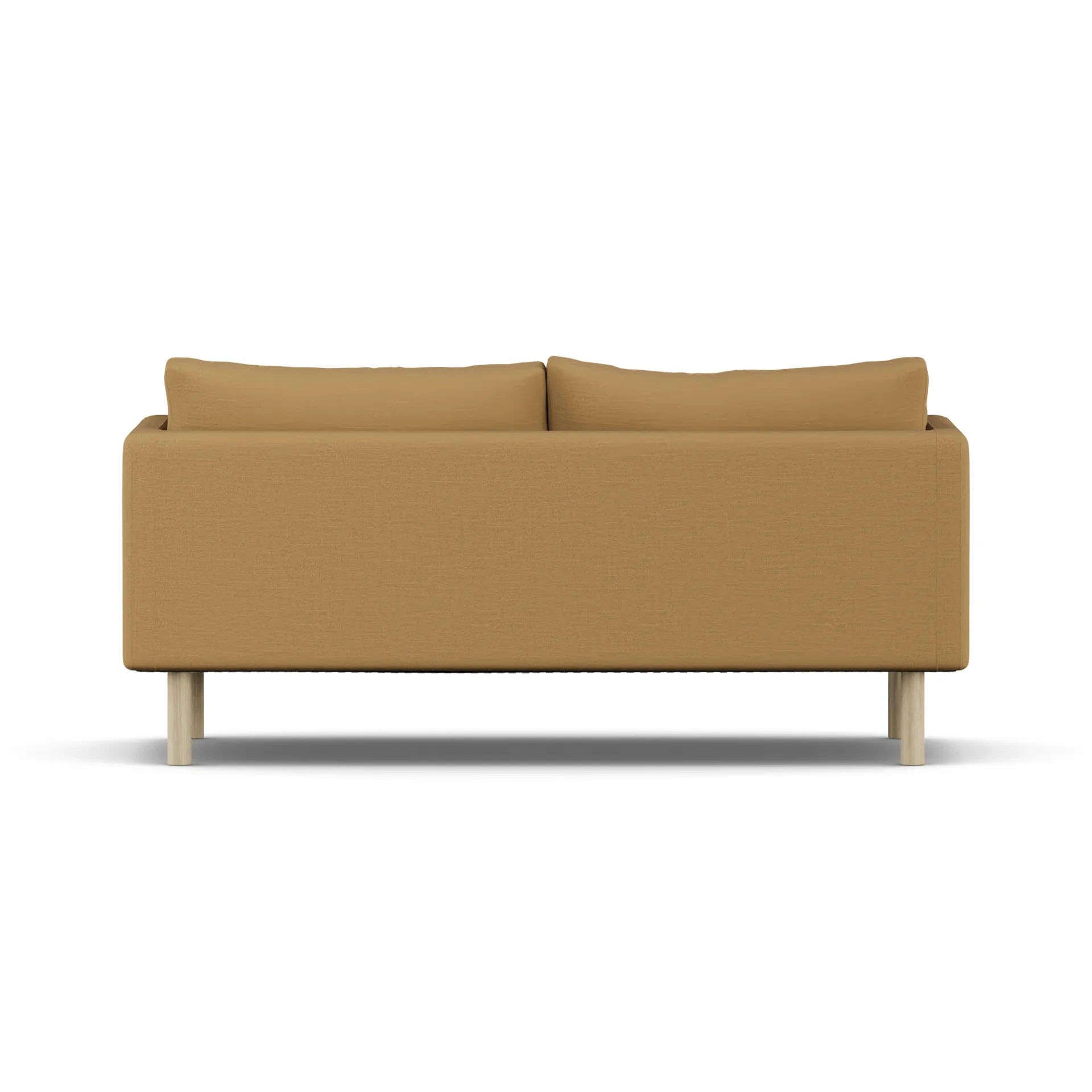 Sofá Linnevik, Same Ochre 6676-roble blanco aceitado, 2 plazas, sin faldón 1898
