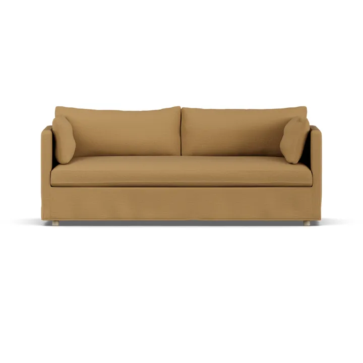Sofá Linnevik - Same Ochre 6676-roble blanco aceitado, 3 plazas, con faldón - 1898