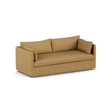 Sofá Linnevik - Same Ochre 6676-roble blanco aceitado, 3 plazas, con faldón - 1898