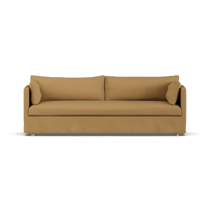 Sofá Linnevik - Same Ochre 6676-roble blanco aceitado, 4 plazas, con faldón - 1898